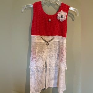 Girl’s Sumi dress/top to be worn over pants or leggings